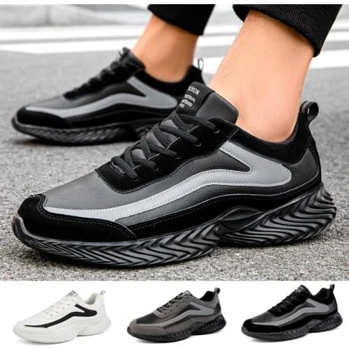 Men Sneakers 2020 Lace Up Sports Running Shoes Man Fashion White Black Male Shoes Walking Spring And Autumn Man Shoe Big Size 47