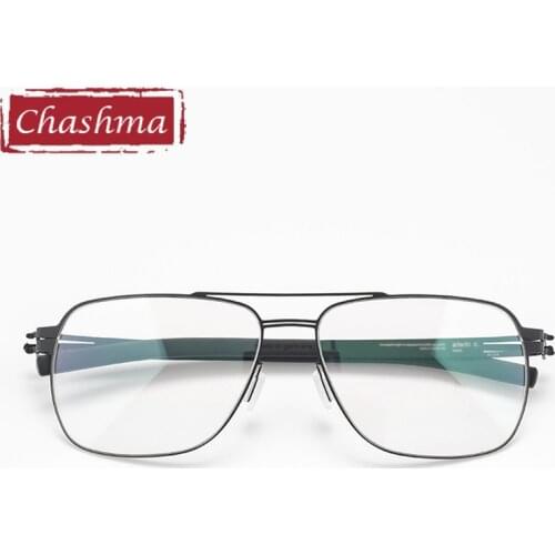 Ultra Light Weight Anti Blue Ray Prescription Glasses Frame Titanium Alloy Men Myopia Glasses Frames Top Quality Eyeglasses