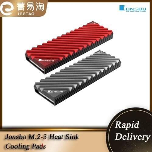 Jonsbo M.2-3 Heat sink cooling pad suports M.2 2280 Ssd Heat Dissipation radiator hard disk cooler for computer cooling radiator