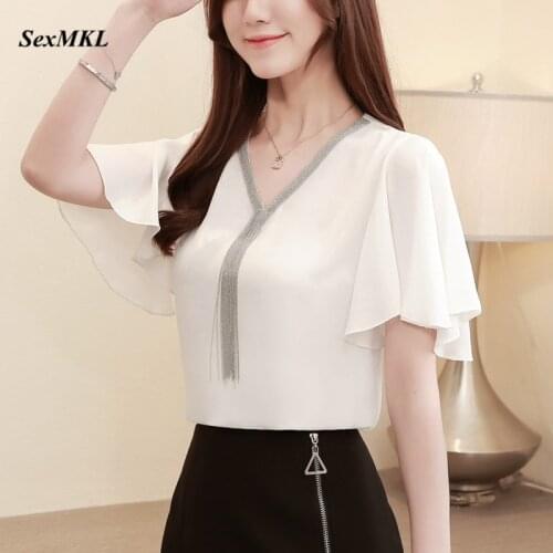 SexMKL Women's Ruffle Shirts