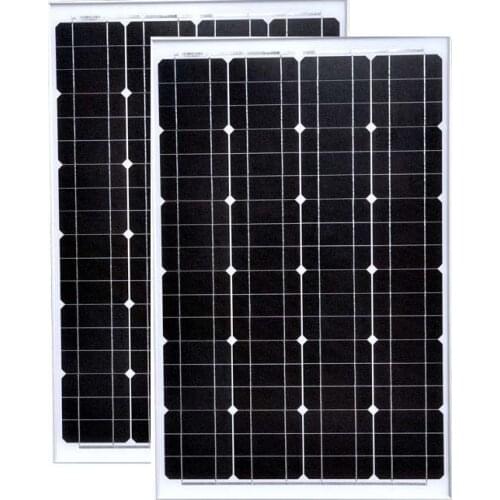 TUV Waterproof Panel Solar 60 w 12v 2 PCs Solar Panels 120w Solar Battery Charger Camp Caravan Car Motorhome Phone Charger