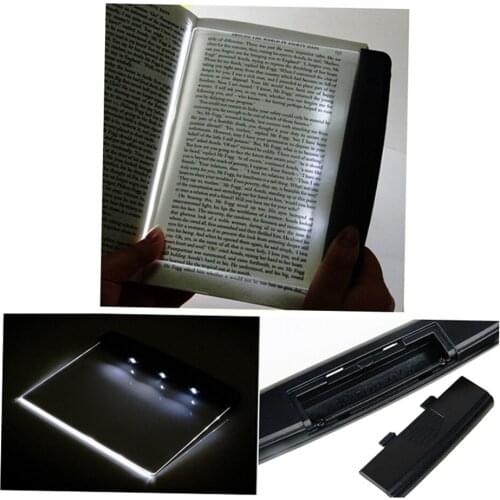 Ultralight LED Panel Book Light Wireless Night Vision Reading Lamp