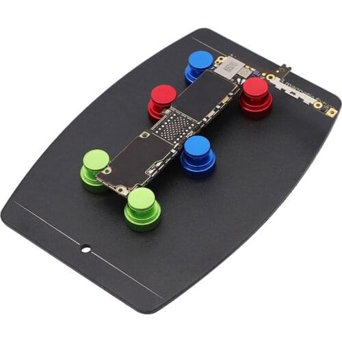 Universal Phone PC PCB Circuit Board Holder Jig Fixture with Movable Magnetic Pins Work Station Soldering Platform Tightly Fixed