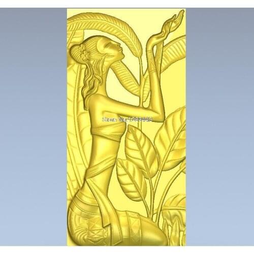 High quality 3d model relief for cnc or 3D printers in STL file format Girl