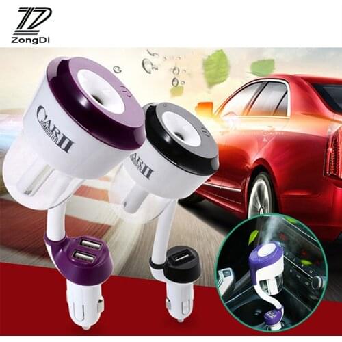 ZD 1Pc Car humidifier Aromatherapy Air Purifier for Honda civic 2006-2011 Nissan qashqai Toyota corolla Ford focus 2 accessories