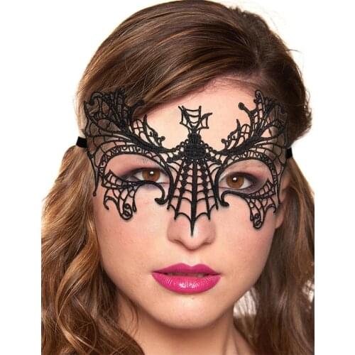 Party Nightclub Queen Lace Eye Mask Cosplay Sex Costumes For Women Black Butterfly Bat Mask Sex Toys For Woman CS80742