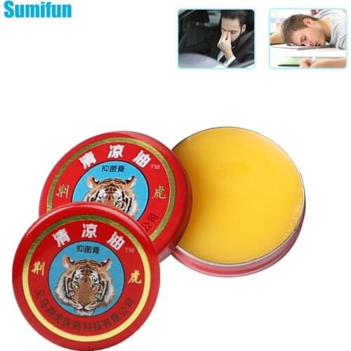 1/3Pcs Summer Red Tiger Balm Mint Cooling Oil Anti Mosquito Relieve Muscle Ache Cream Anti-Itching Headache Pain Relief Ointment