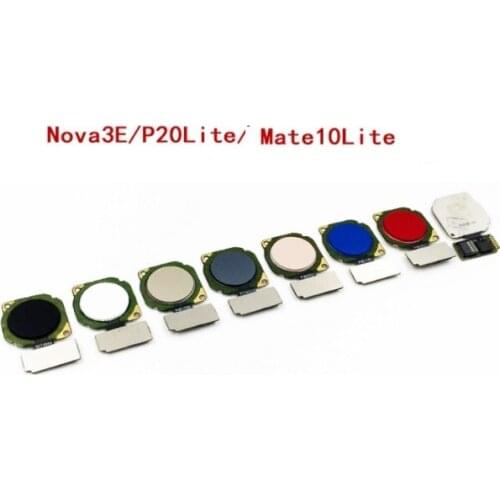 10pcs Fingerprint Scanner for HuaWei Honor 9 lite enjoy 7x 7s nova 3e p20 lite mate 10 lite Touch Sensor Home Button Flex Cable