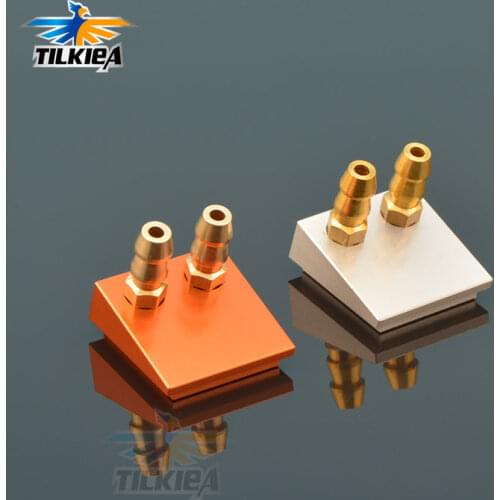 2 Color RC Boat Bottom Double Water Inlet Tap Dual Water Sucking Nozzle Spare Parts for RC Boat Fits 3X5mm Tube