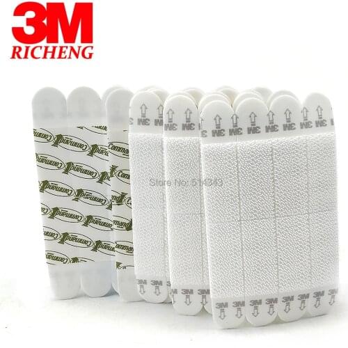 32pcs Small 3M Command Picture Hanging Strips Command Damage-Free Strips Command Inter Locking Faster Brand New