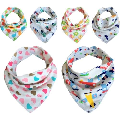 80Pc/lot Baby Bibs Boy&Girl Burp Cloths Bandana Bibs Baby Babies Bebes Infant Waterproof Bib Bandanas Babero Con Mangas Largas