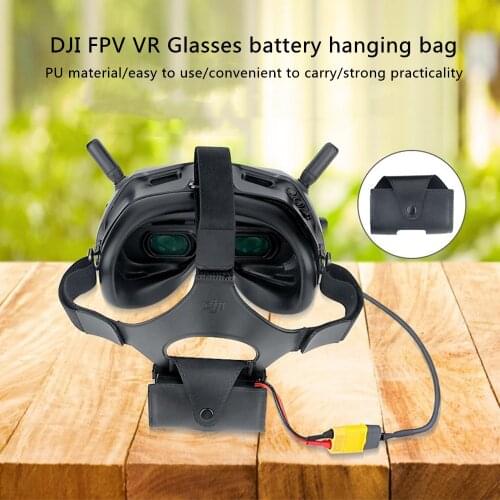 DJI FPV V2 Glasses Battery Power Cord Accessories Glasses Battery Storage Bag Hanging Bag for DJI FPV Accessories