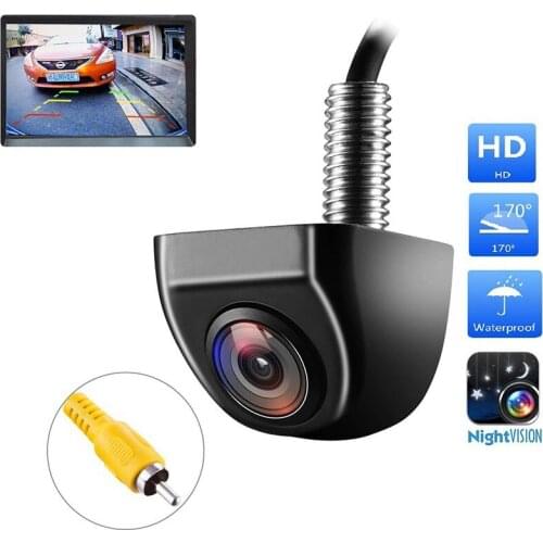 Car Rear View Camera Universal HD Color Image Video Night Vision 170 Degree Wide Angle Waterproof Backup Car Rear View Camera