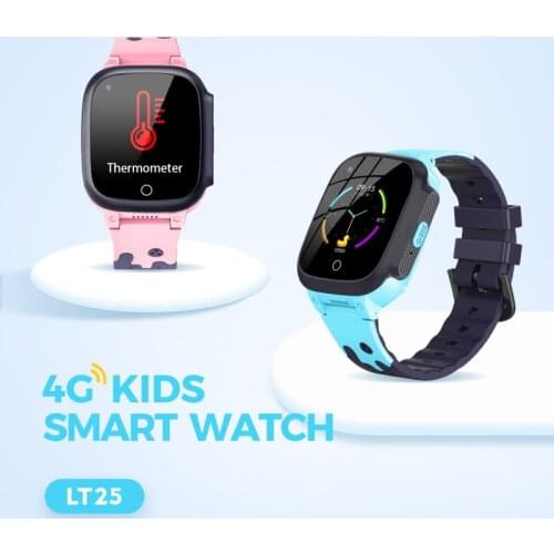 4G Kids Smart Watch Waterproof IP67 GPS LBS Wifi Tracker Camera Video SOS Call Remote Monitor Alarm HD Screen Smart Wristband