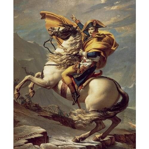 HD Prints art picture Napoleon on horseback quality canvas prints art painting home decor art