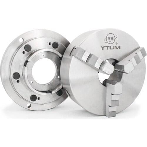 K11-500/D11 short cone three-jaw self-centering lathe chuck, equipped with flange, three-jaw fixture CNC