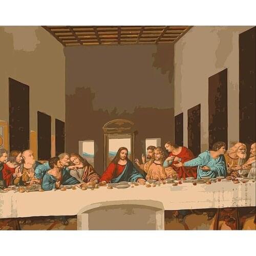 GATYZTORY Frame Picture Painting DIY Painting By Number Modern Wall Art Picture Calligraphy Painting For Home Decor 40x50cm Artw