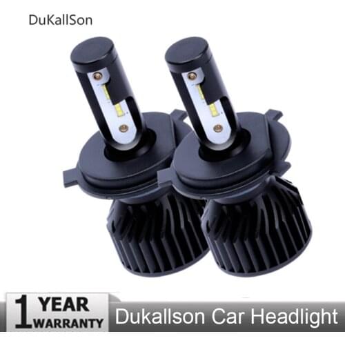 2Pcs LED Mini CSP DOB Car Headlight Bulbs H7 H4 H1 H11 H8 Hb4 CANBUS no error Turbo led 80W 12000lm 6000K Auto Fog lamp