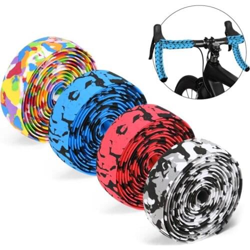 Bike Handlebar Tapes Soft Road Bike Handlebar Band Breathable Non-Slip Handlebar Tape Bicycle Belt Shockproof Tape