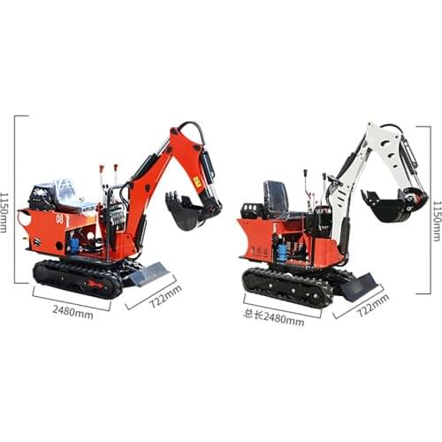 Multi-assisted 1 ton 2 ton Mini Excavator Products Are Widely Used In Construction Small Digger Chinese Suppliers