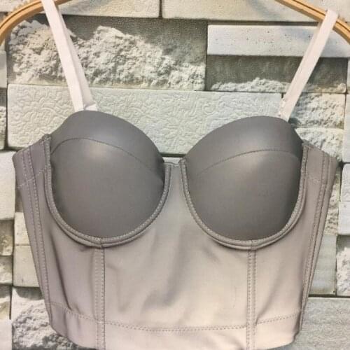 European and American fashion trend reflective vest solid color suspenders short paragraph