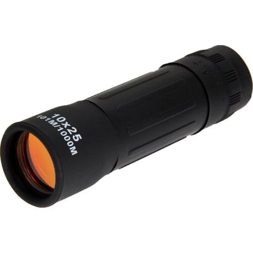 Super High Power 10x25 Portable HD OPTICS BAK4 Night Vision Monocular Telescope Waterproof Mini Travel Hunting Scope Telescope