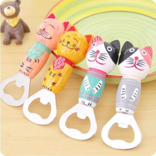 Cartoon With Refrigerator Stickers Home Beer Bottle Opener Can Jar Opener Kawaii Beer Opener