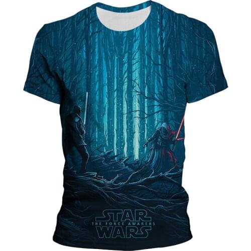 New Fashion Movie Star Wars 3D Printed Man T-shirt Summer Casual Child Tee Shirt Harajuku Cool Sweatshirt For Male