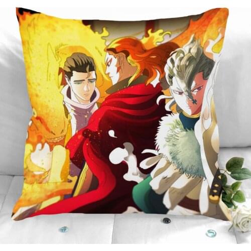 New Custom Gotei 13 Pillowcases Printed Square Pillowcase Home Decorative Zipper Pillow Cover 35X35cm40X40cm(One Side)