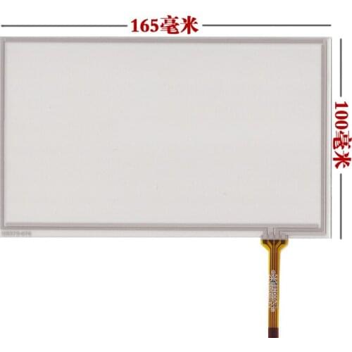 New 7 inch 4-wire resistance touch screen 165*100 USB interface touch panel controller