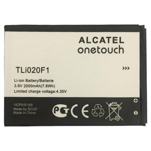 New 2000mAh TLI020F1 Battery for Alcatel One Touch Pop 2 5042d C7 7040 OT-7040 OT-7040D 5010 5010D OT5010 OT5010D phone