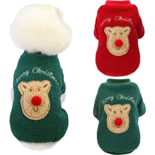 Dog Clothes Winter Warm Pet Dog Jacket Coat Puppy Christmas Party Clothing For Small Medium Dogs Puppy Fashion Outfit