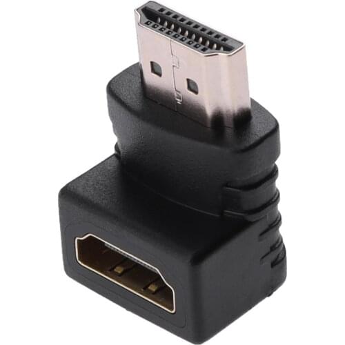 HDMI-compatible Male to HDMI-compatible Female Adapter Converter Extender 90 Degree Angle for PS4