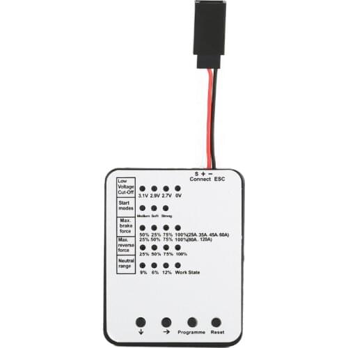 SURPASSHOBBY LED Programing Card for Remote Control RC Car 25/35/45/60A ESC Electronic Speed Controller Motor Set Spare Parts