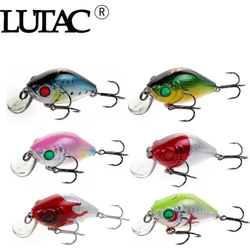 LUTAC Fishing lure Crankbait Artificial lure Hard bait carp Hard Plastic lure Floating fishing tackle accessories
