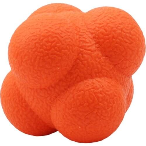 Hexagonal Reaction Ball Silicone Agility Coordination Reflex Exercise Sports Fitness Training Ball