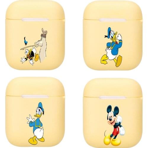 Disney Silicone Case For Apple Airpods 1/2 Cover Protective Earphone Case Headphones Cases Protective For Apple Cover