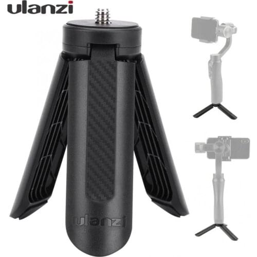 Ulanzi MT-05 Mini Folding Table Tripod Smartphone Video Tripod Stand Hand Grip with 1/4 Screw for GoPro 9 8 7 6 DJI Osmo Pocket