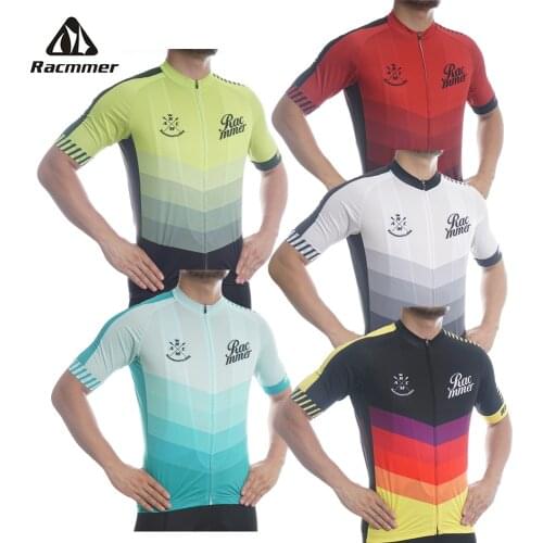 Racmmer Cycling Jersey 2021 Super-light Mens Maillot Ciclismo Mtb Racing Bike Jersey Bicycle Cycle Cycling Clothing Kit 5 Colors