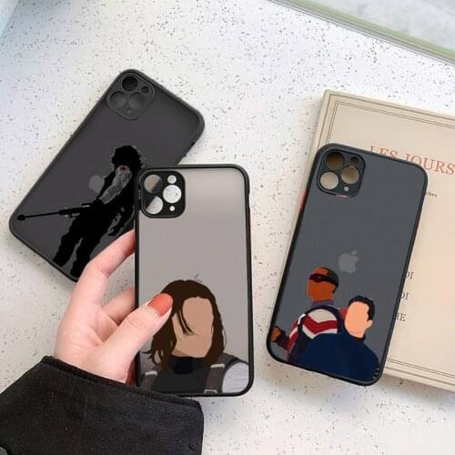 Winters design-Soldiers Hero Phone Case For iphone 12 11 7 8 plus mini x xs xr pro max matte transparent cover