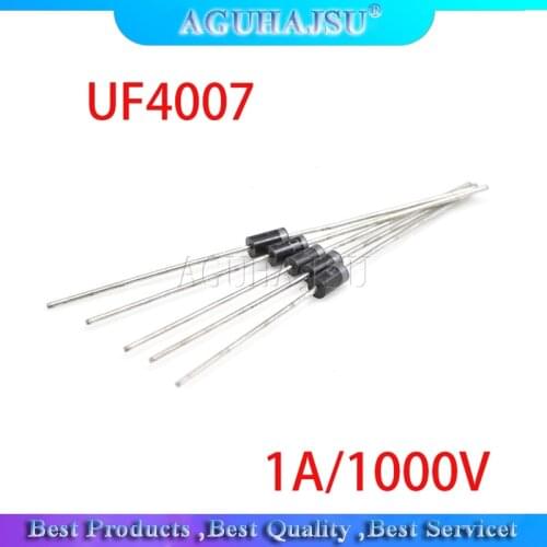 100PCS SMD US1M UF4007 1A/1000V DIP SMA fast recovery diode rectifier New Original