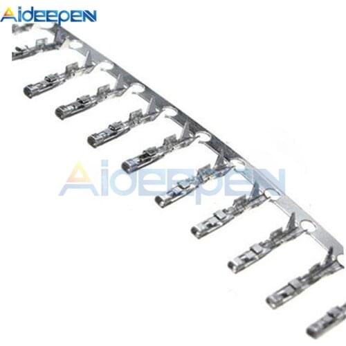 100PCS/Pack 2.54mm Jumper Wire Cable Housing Female Pin Connector Terminal