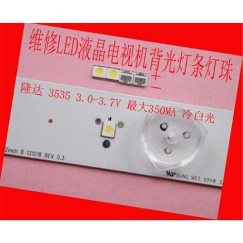 120piece/lot FOR repair Hisense Changhong LCD TV LED backlight SMD LEDs Ronda 3V 3535 Cold white light emitting diode