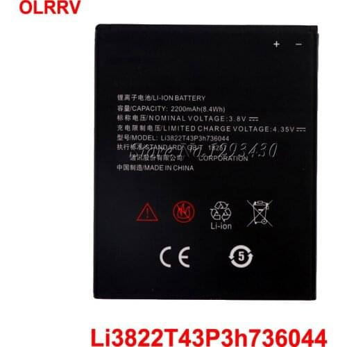 Li3822T43P3h736044 Battery For ZTE Blade L4 A460 Battery Batterie Bateria Accumulator AKKU 2200mAh