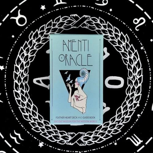 Amenti Oracle Feather Heart Deck Tarot Cards Entertainment Board Game 42Pcs