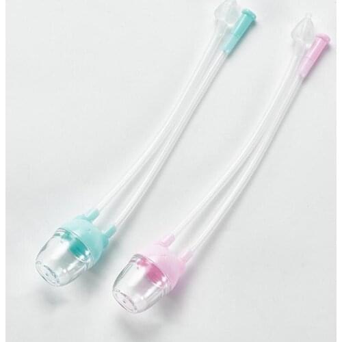 Baby Nose Cleaner Snot Nasal Suction Device Aspirator Safe Nursing Care Soft Silicone Vacuum Safety Sucker Newborn Cleaning Tool