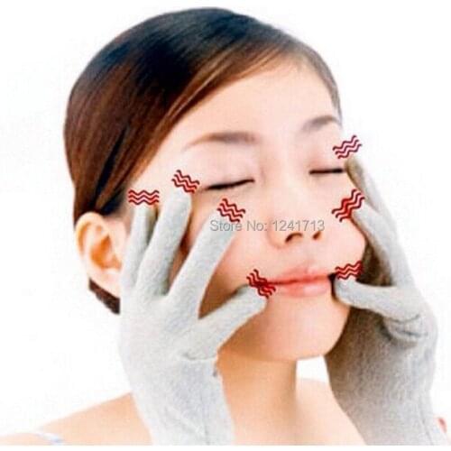 DHL freeshipping 200 pcs/set Silver conductive fiber Massage electrode gloves for TENS/EMS therapy Hand Massager Anti-static