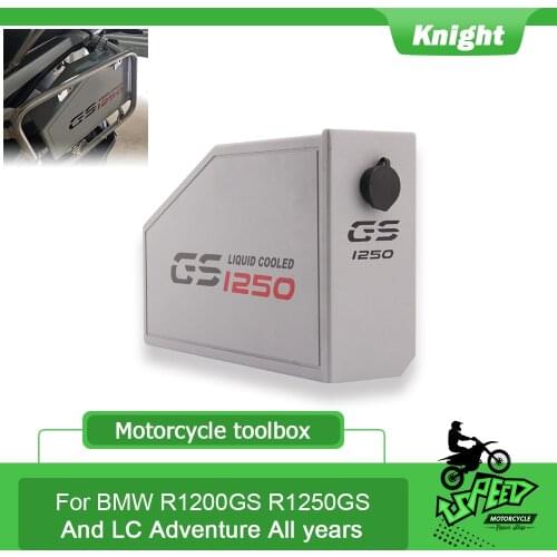For BMW R1250GS Adventure R1200 R 1200 GS/Adv GS 1200 2013-2020 Left Side Aluminum Tool Box Case Bracket 5L Motorcycle Toolbox