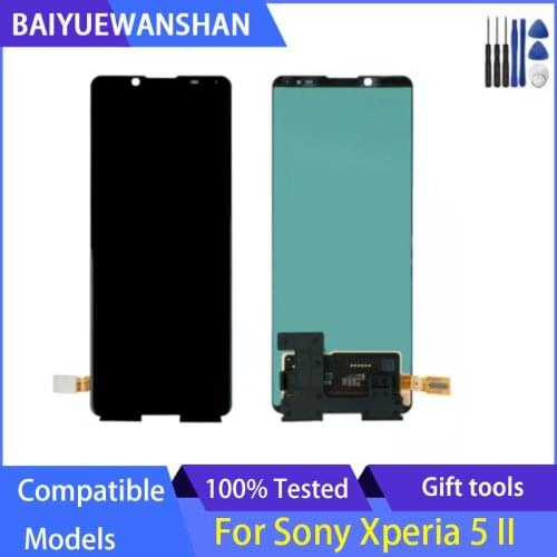 For Sony Xperia 5 II LCD Display Touch Screen Digitizer Assembly For Sony Xperia 5 II display SO-52A, XQ-AS52, XQ-AS62, XQ-AS72