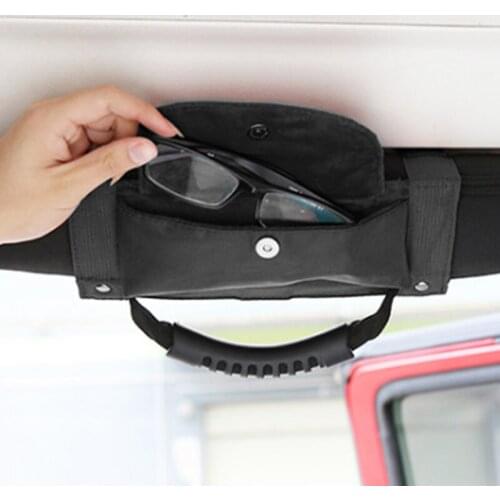 Black Sunglasses Bag For Jeep Wrangler CJ TJ JK JL Bar Brand New Hot Sale Newest